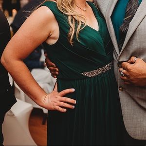 EUC David’s Bridal Juniper Bridesmaid Dress Sz 14